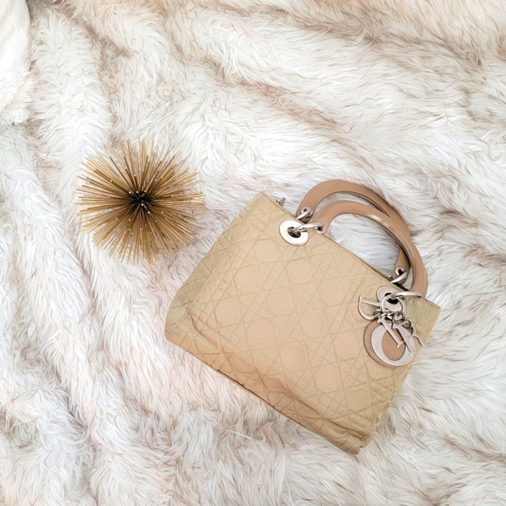 Small Cannage Nylon Lady Dior